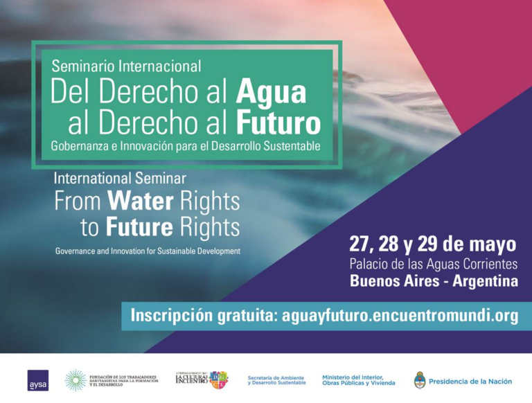 Lee más sobre el artículo Seminario Internacional: “Del Derecho al Agua al Derecho al Futuro”