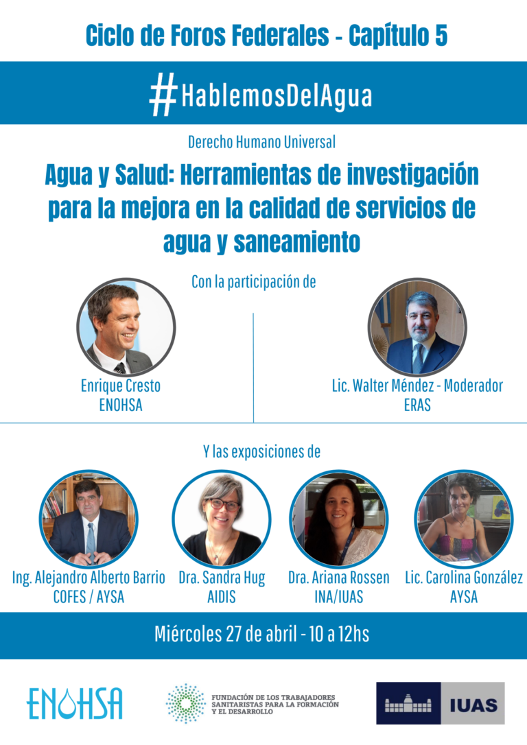 Lee más sobre el artículo Foros Federales Hablemos del Agua – Capítulo 5